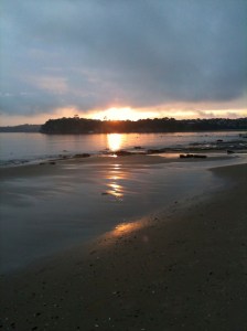 Sunrise at Stanmore Bay Beach