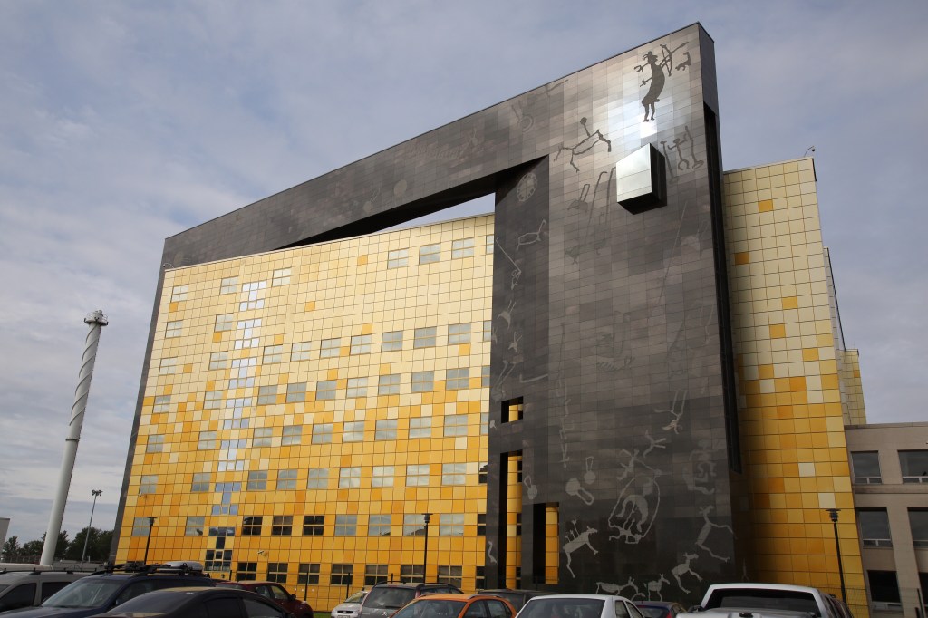 Priceless treasures in state-of-the-art techno Hemitage Storage Museum. 